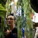 Michigan freshman Emilie Rivard uses a hot glue gun on her Festifools creation on Friday, April 5. Daniel Brenner I AnnArbor.com